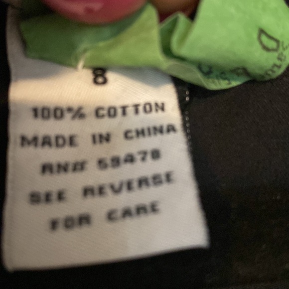 CARMEN black dress size 8.  Just gotten out of the cleaners - Picture 6 of 6